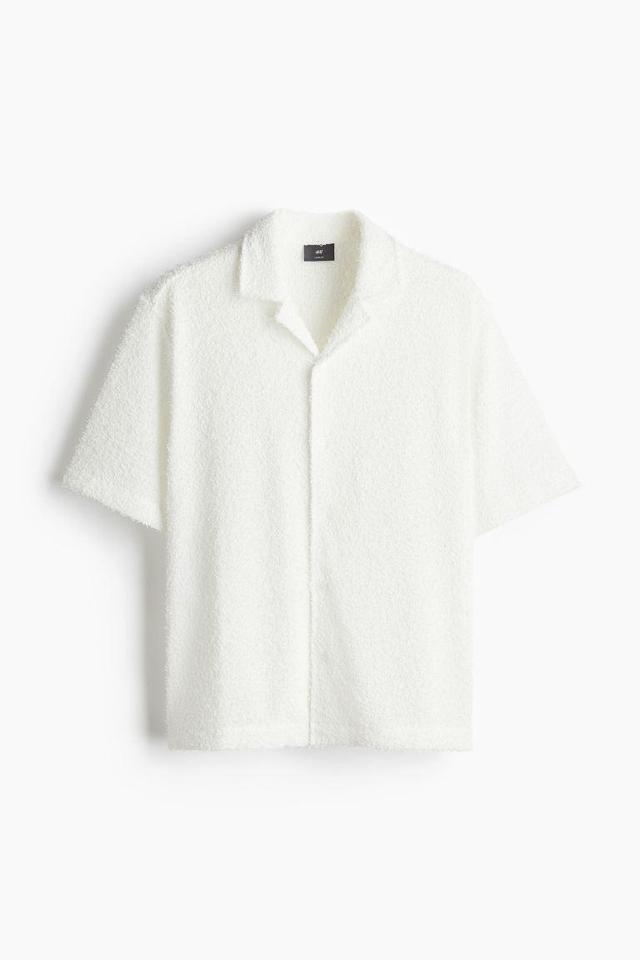 Loose Fit Terry Resort Shirt Product Image