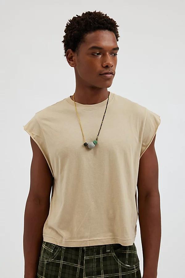 BDG Grayson Solid Cutoff Muscle Tee Mens at Urban Outfitters Product Image