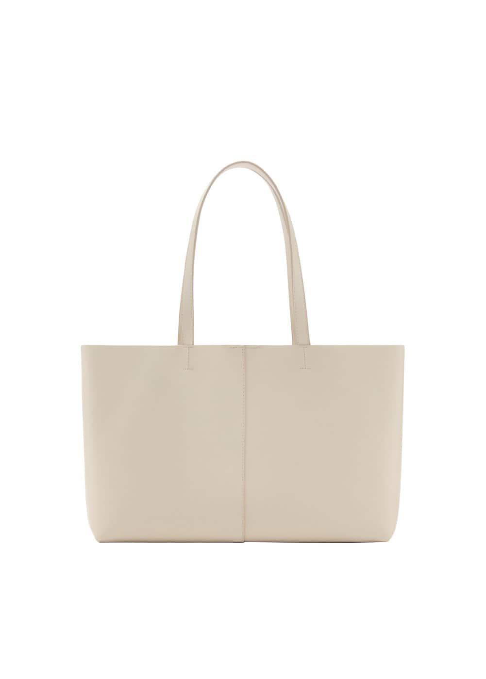 MANGO - Leather-effect shopper bag - One size - Women Product Image