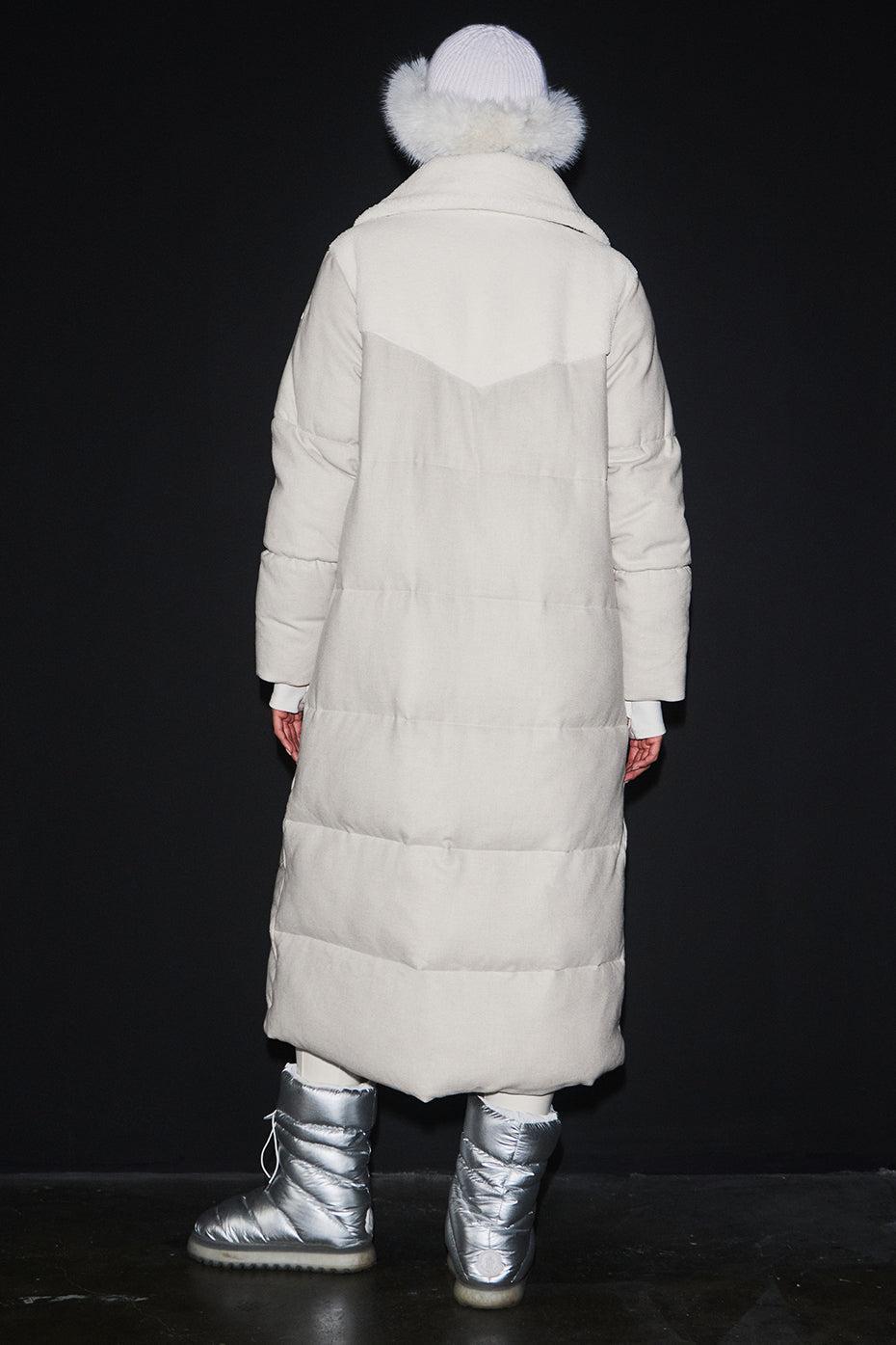 Snowfall Puffer Coat - White Oak Product Image