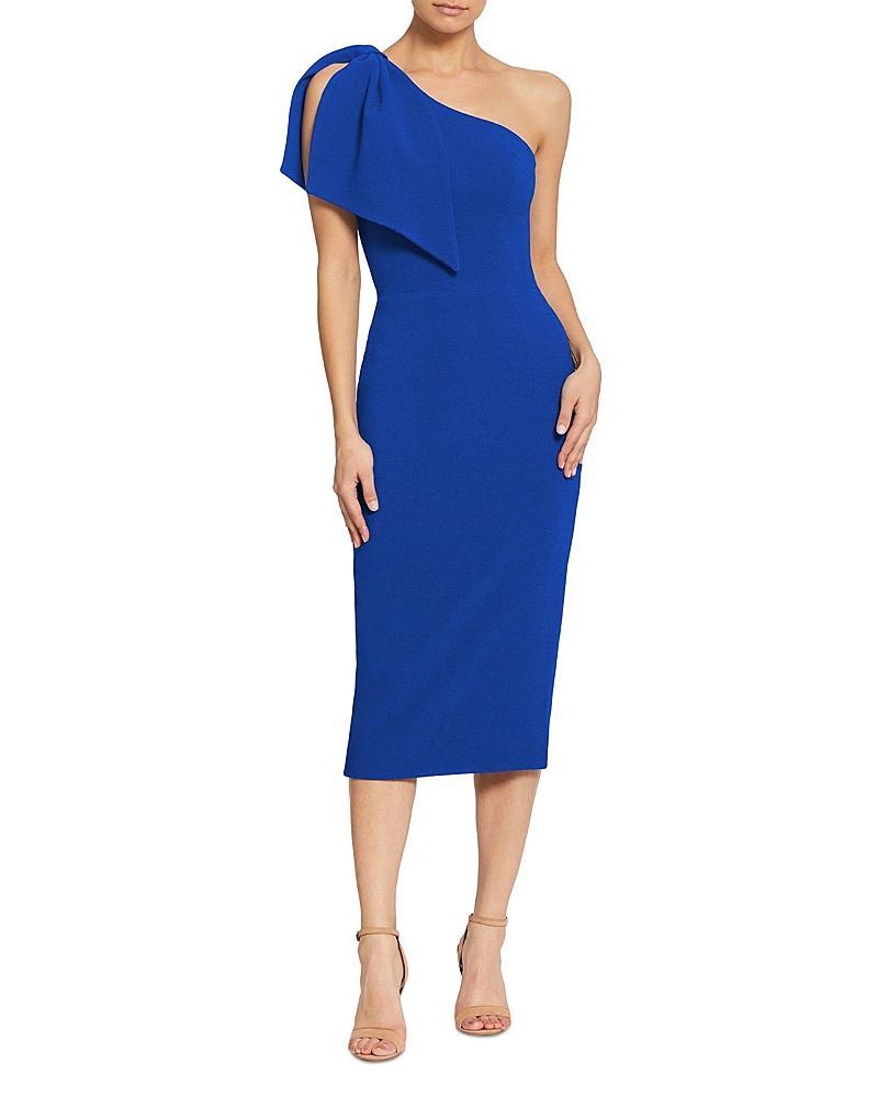 Dress the Population Tiffany One-Shoulder Midi Dress Product Image