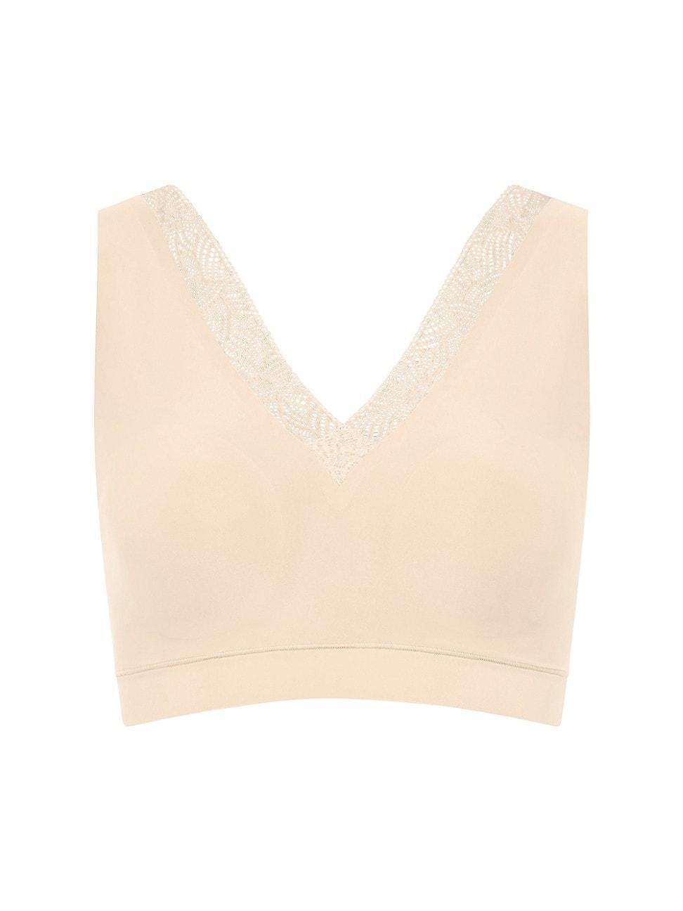 Womens Padded V-Neck Bra Product Image