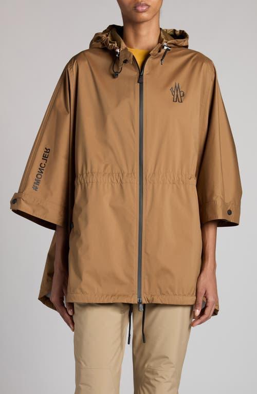 MONCLER Cape Vorassay In Brown Product Image