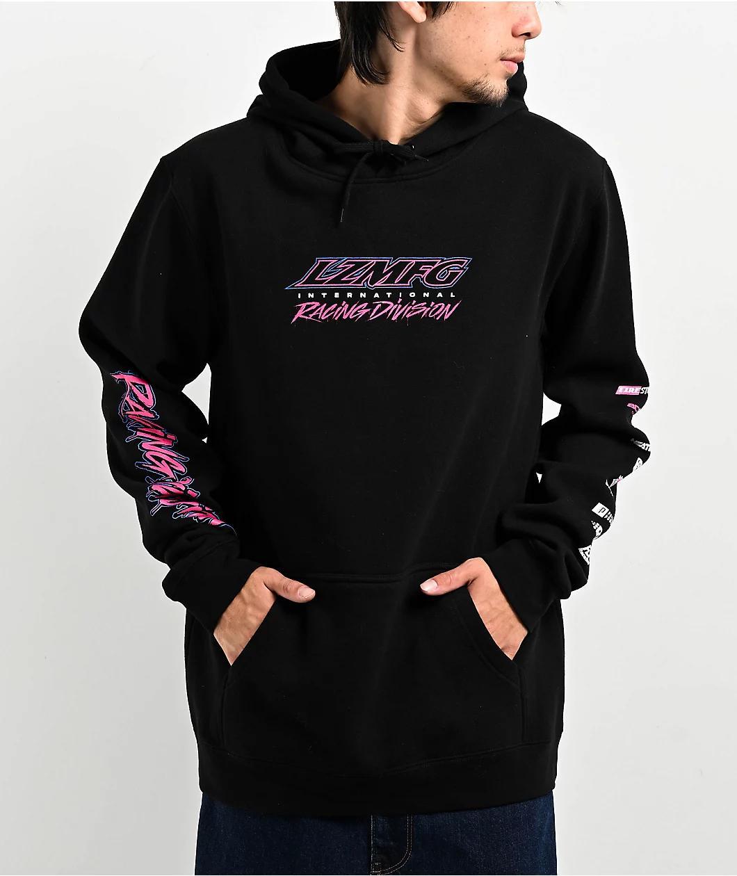 LZMFG Racing Division Black Hoodie Product Image