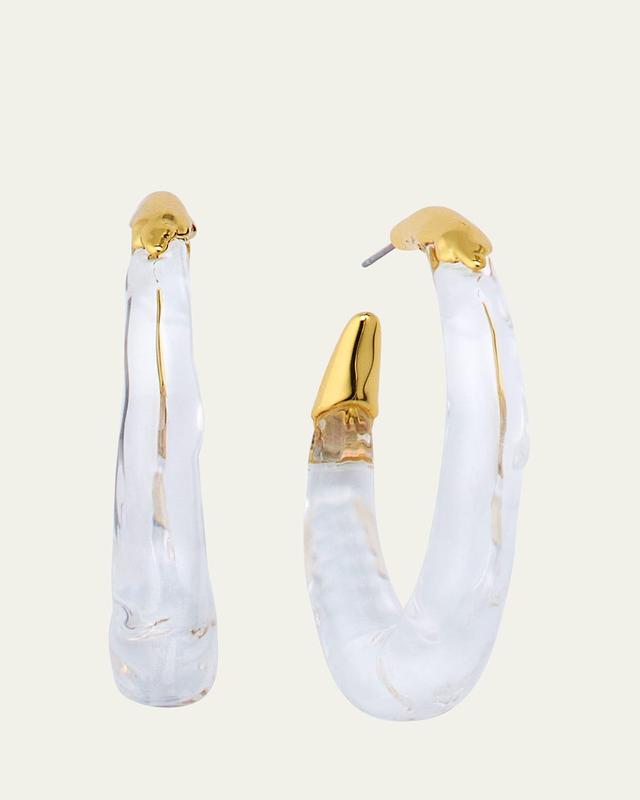 Molten Hoop Earrings Product Image