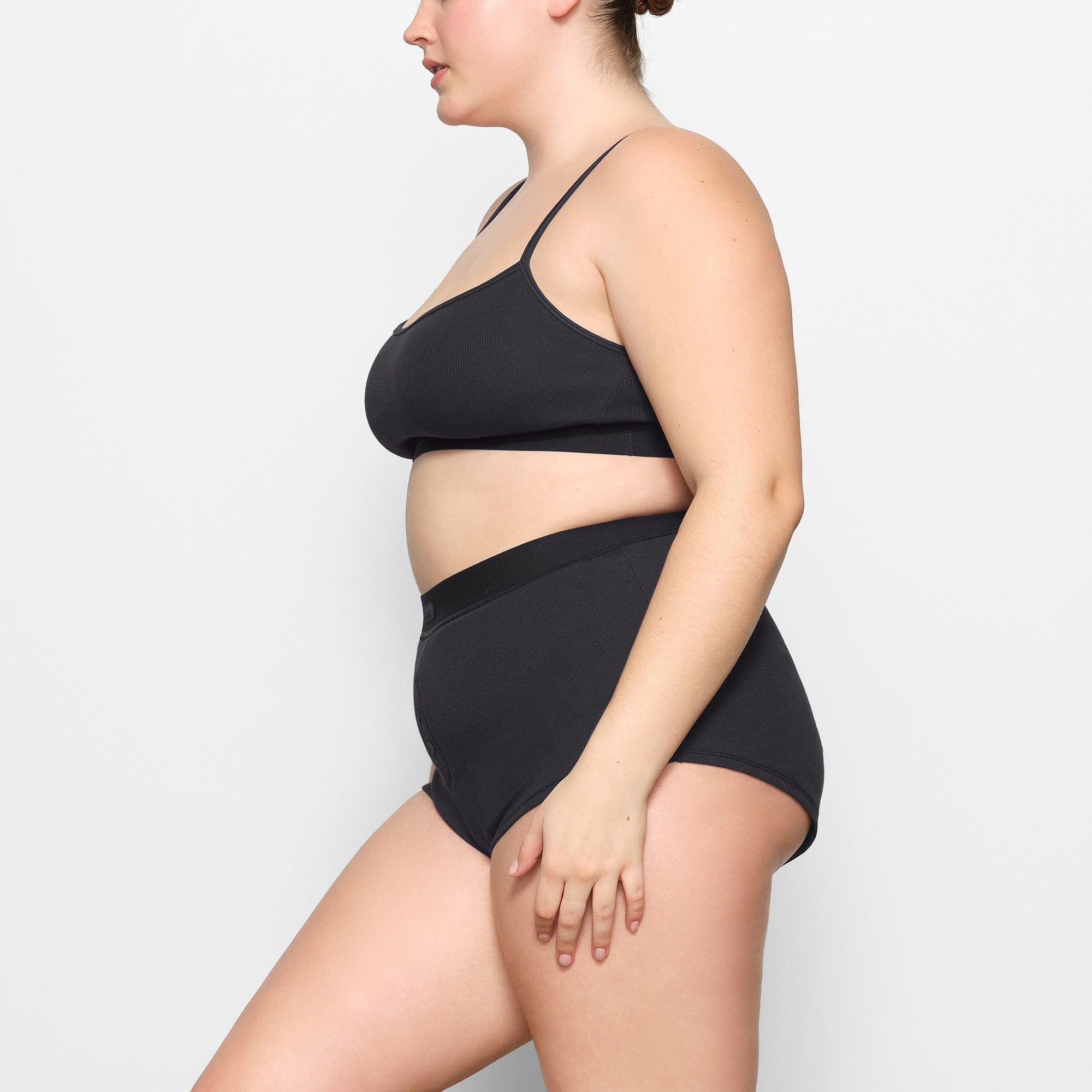 COTTON RIB SCOOP BRALETTE | SOOT Product Image