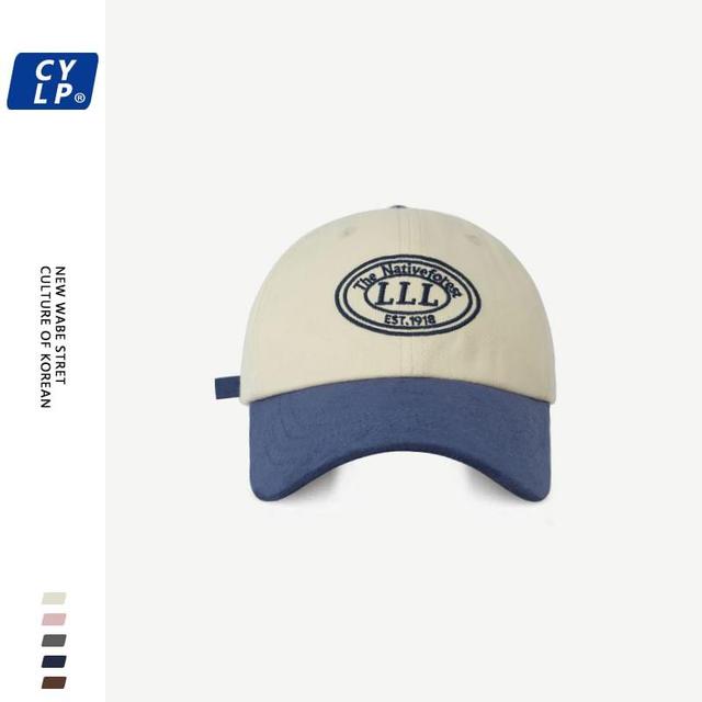 Lettering Embroidered Baseball Cap Product Image