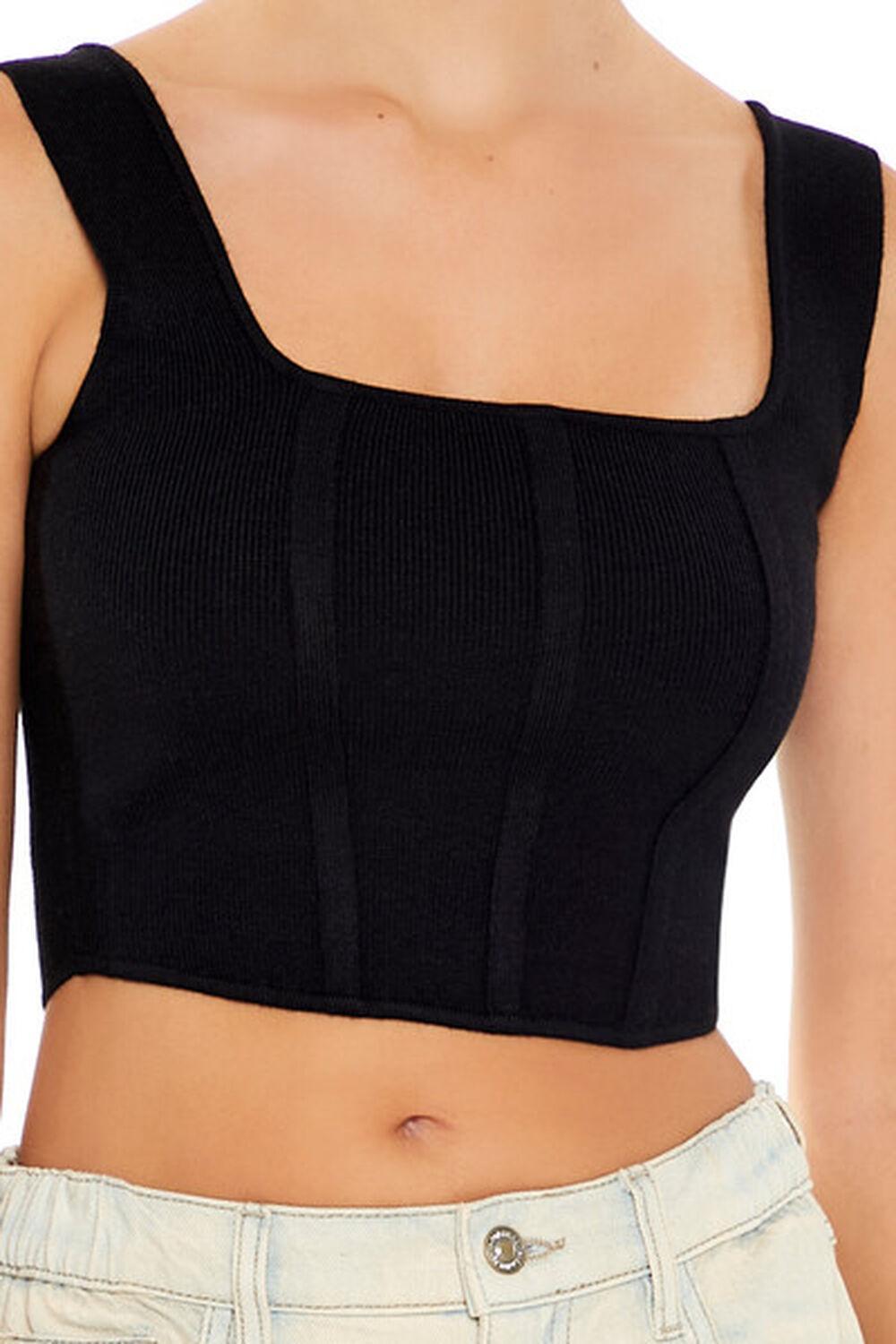 Sweater-Knit Ribbed Crop Top | Forever 21 Product Image