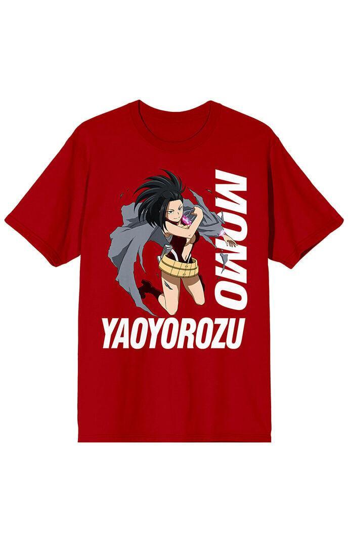 Mens My Hero Academia Momo Yao T-Shirt Product Image