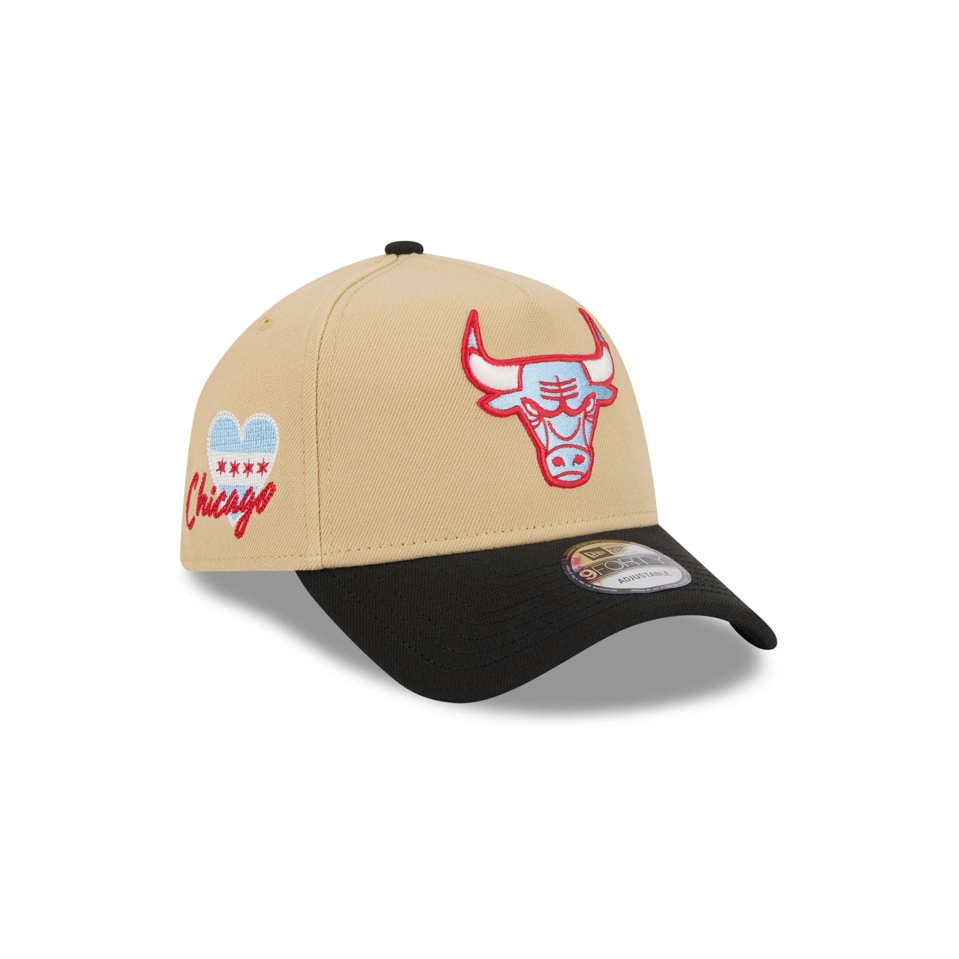 Chicago Bulls City Side Patch 9FORTY A-Frame Snapback Hat Male Product Image