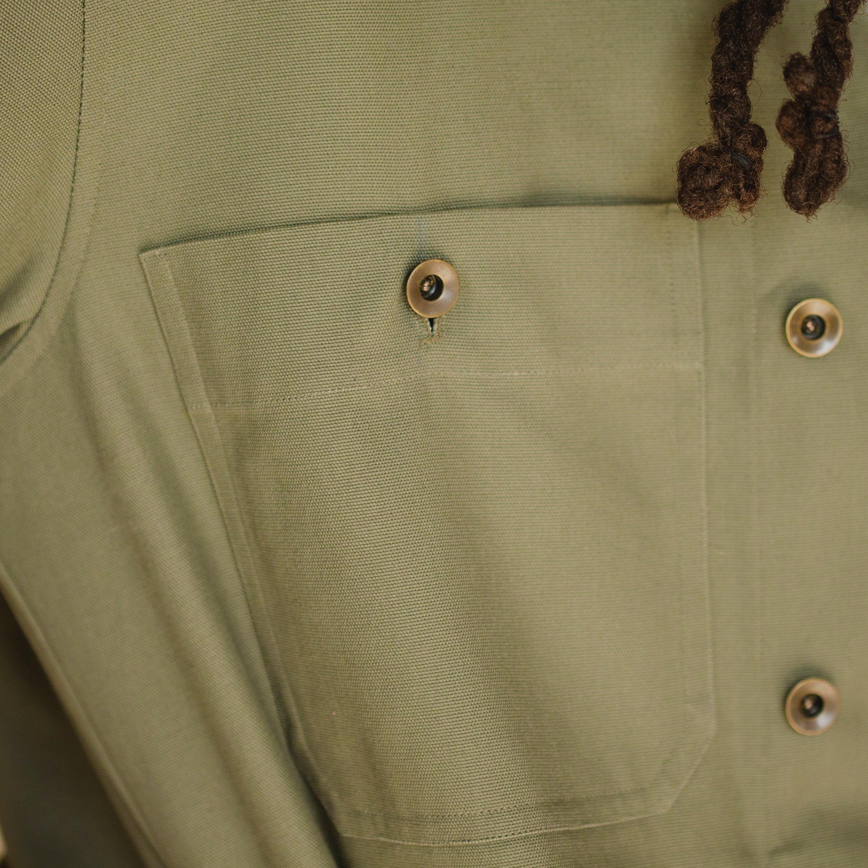 Workshirt | Olive Canvas Male Product Image