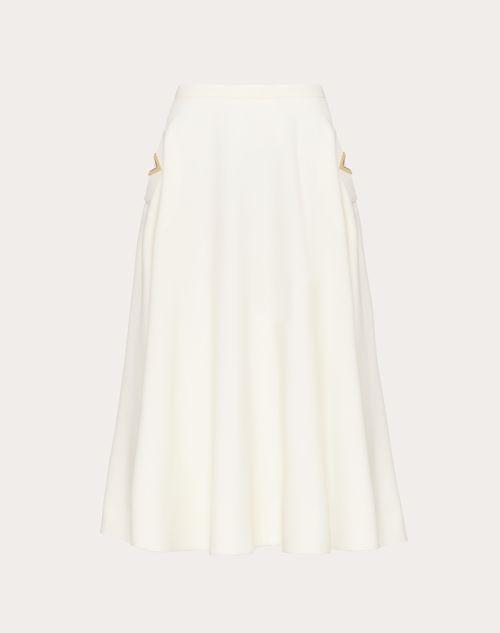 CREPE COUTURE MIDI SKIRT  Product Image