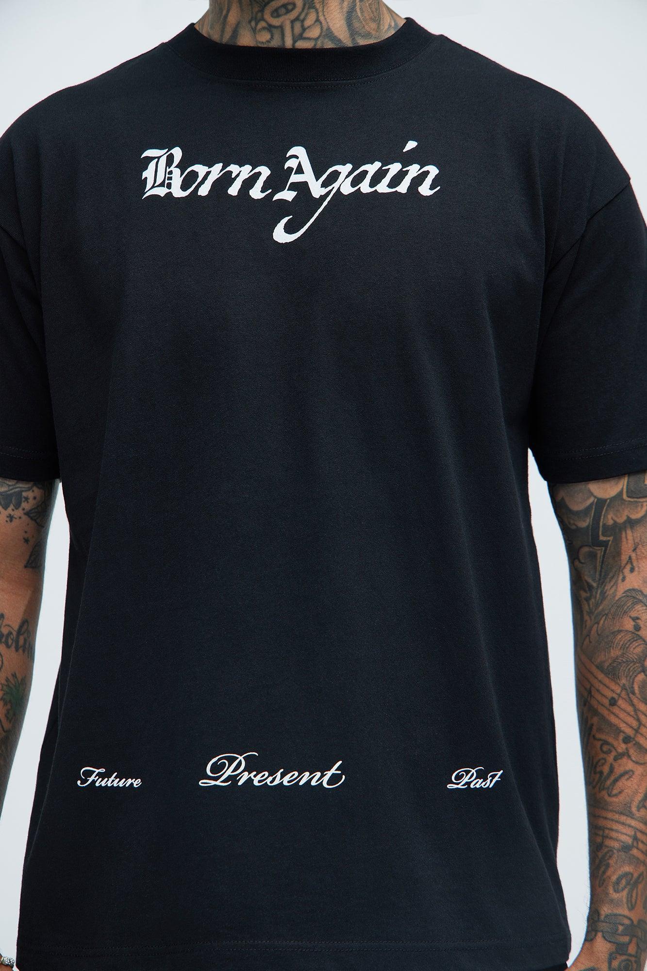 Born Again Oversize Short Sleeve Tee - Black Product Image