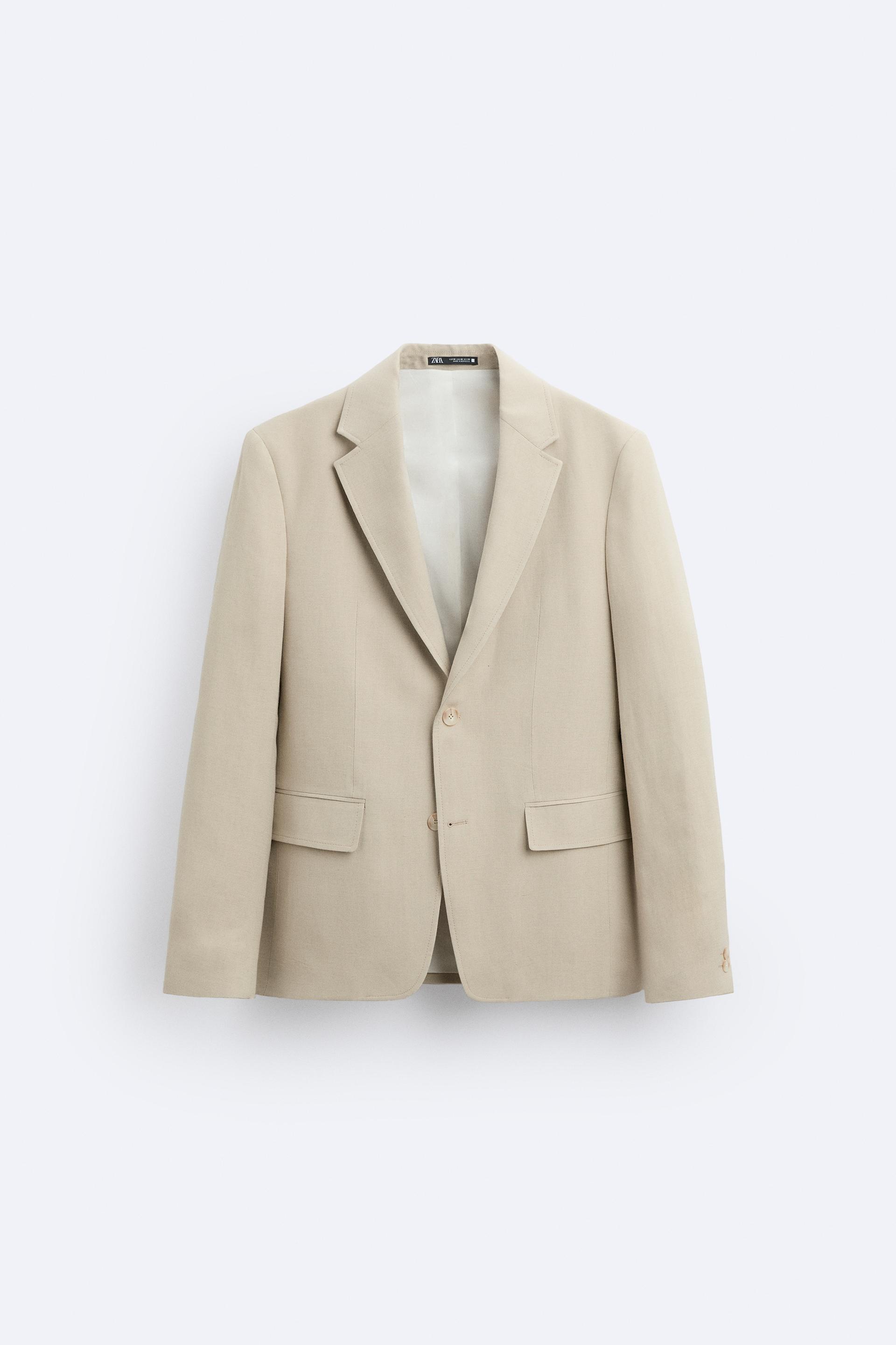 VISCOSE - LINEN SUIT JACKET Product Image