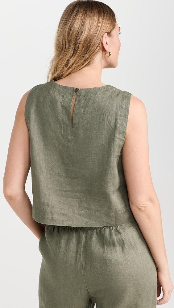 XIRENA Robbie Linen Top | Shopbop Product Image