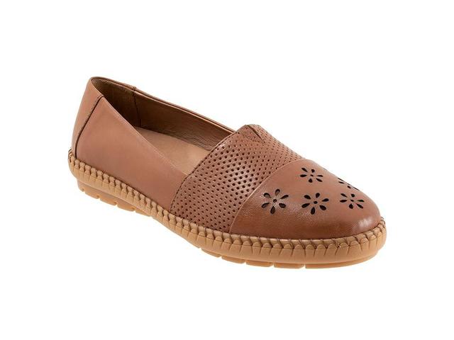 Trotters Ruby Perf (Luggage) Women's Flat Shoes Product Image