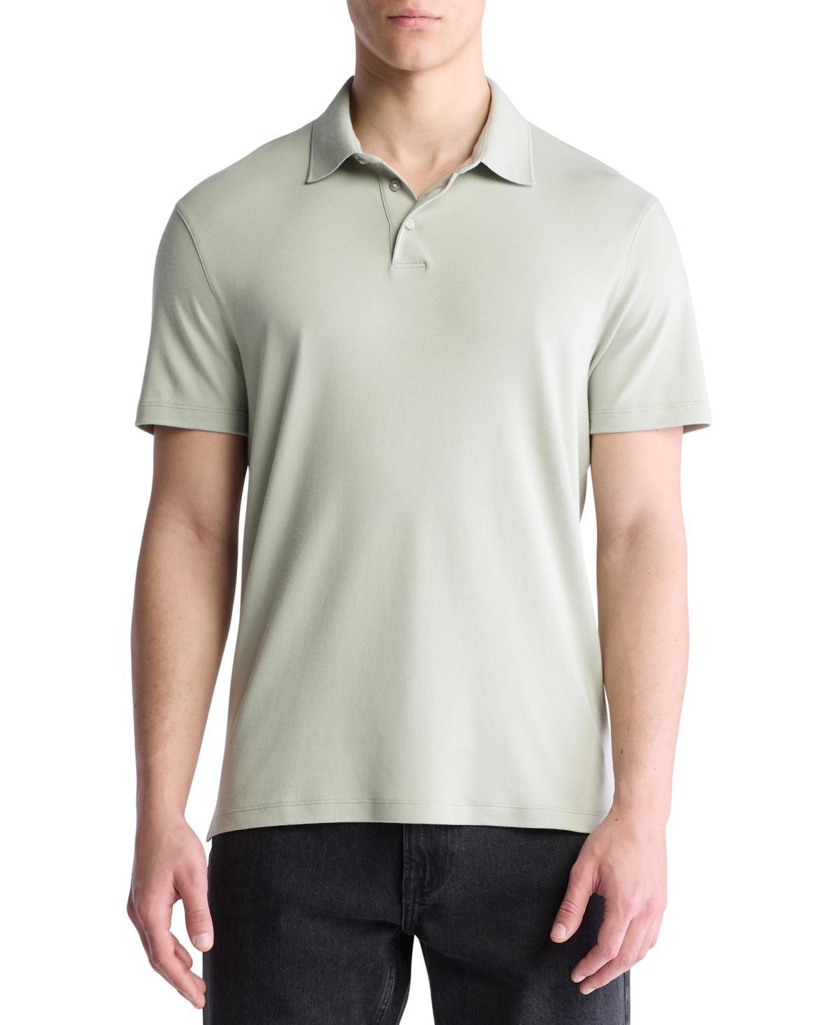 Calvin Klein Mens Short Sleeve Supima Cotton Polo Shirt Product Image