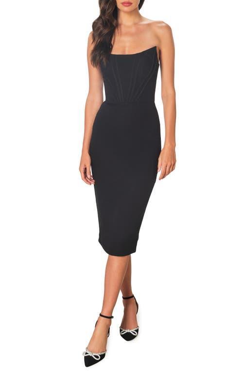 Womens Cosette Strapless Body-Con Midi-Dress Product Image