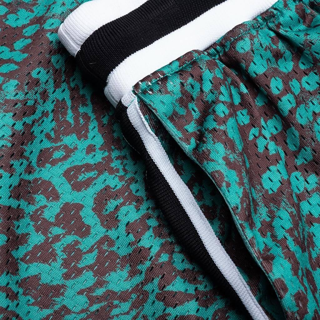 Game Shorts - Turquoise Leopard Male Product Image