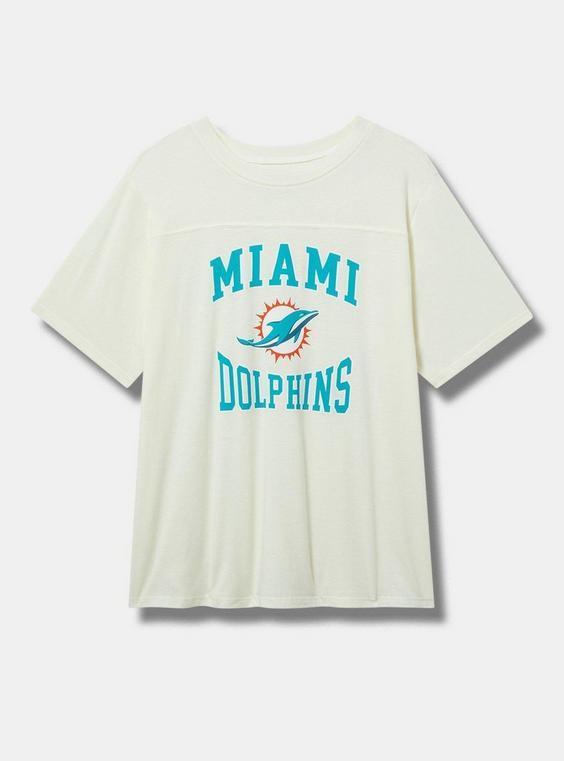 NFL Miami Dolphins Fit Cotton Yoke Tee Product Image