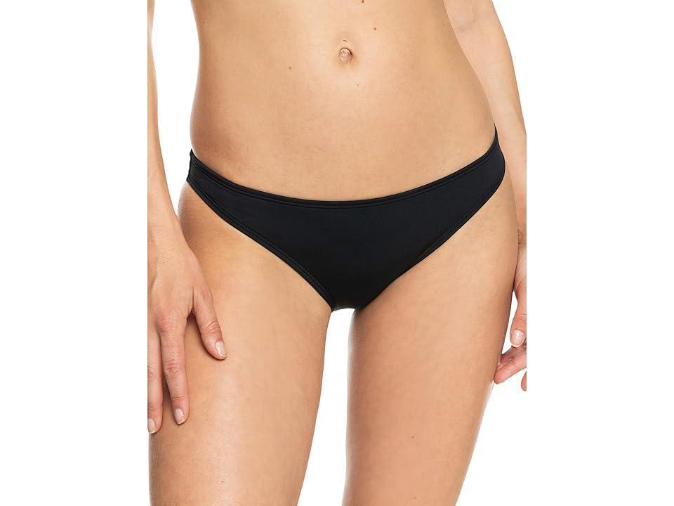 Roxy Solid Beach Classics Moderate Bottoms (Anthracite) Women's Swimwear Product Image