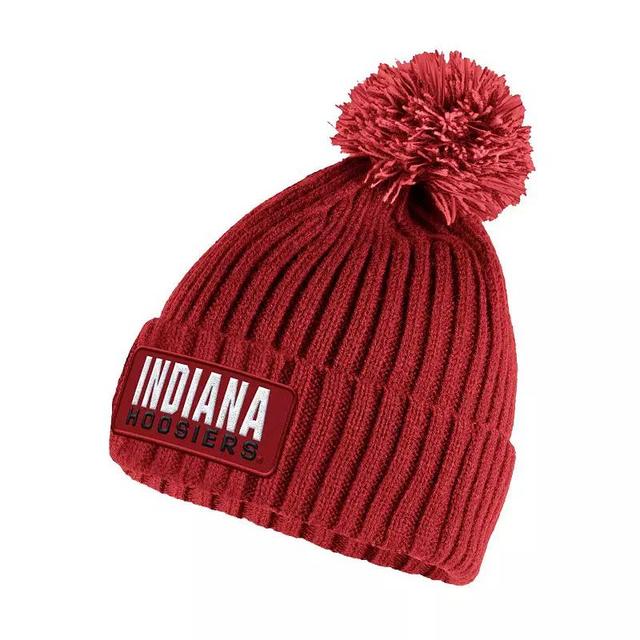 Mens adidas Maroon Mississippi State Bulldogs Modern Ribbed Cuffed Knit Hat with Pom Product Image