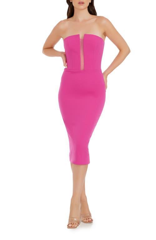 Dress the Population Erica Strapless Cocktail Sheath Dress Product Image