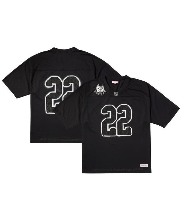 Mens Mitchell & Ness Black NFL Por La Cultura x Chito Limited Edition Jersey - Black Product Image