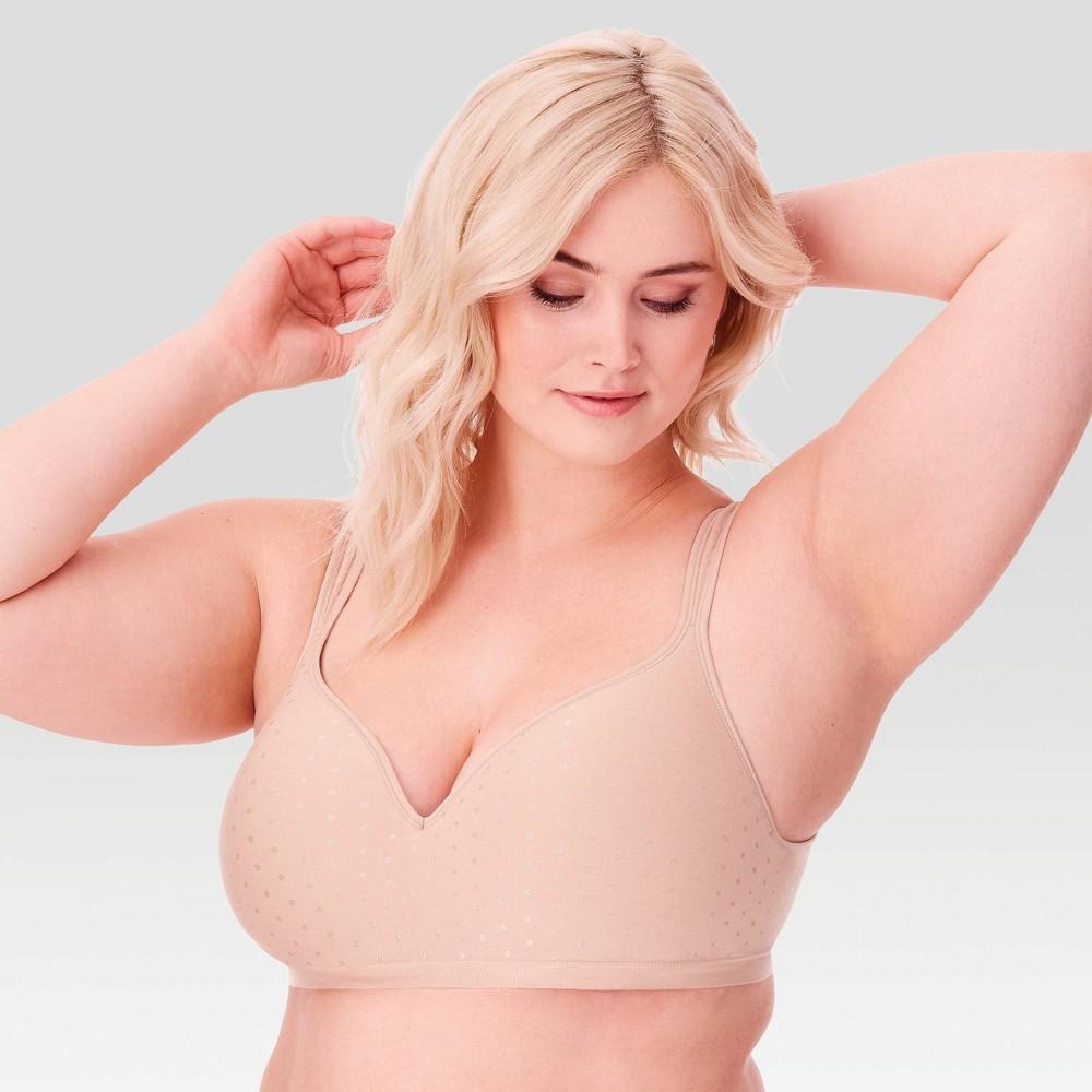 Beauty by Bali Womens Foam Wirefree Bra B540 - Beige 42D Product Image