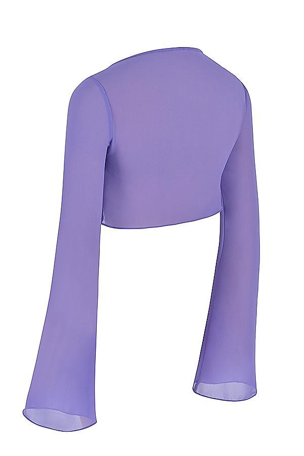 Marseille Violet Cover Up Top Product Image