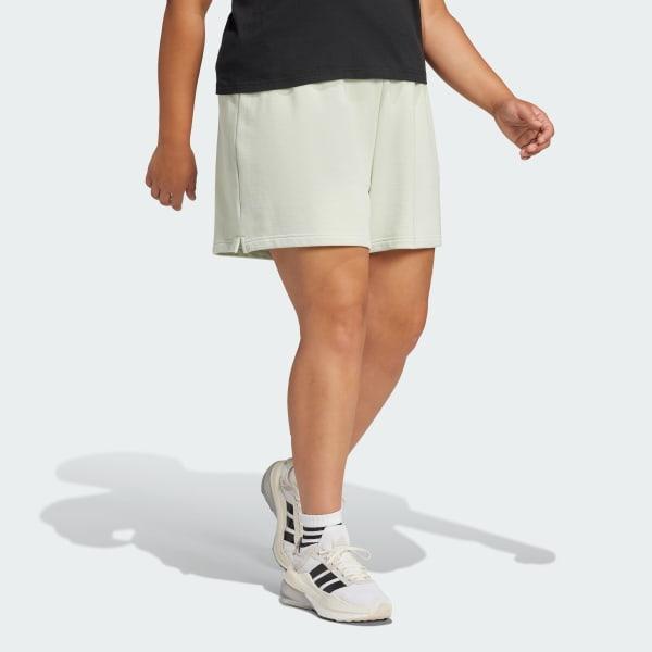 Essentials Linear French Terry Shorts (Plus Size) Product Image