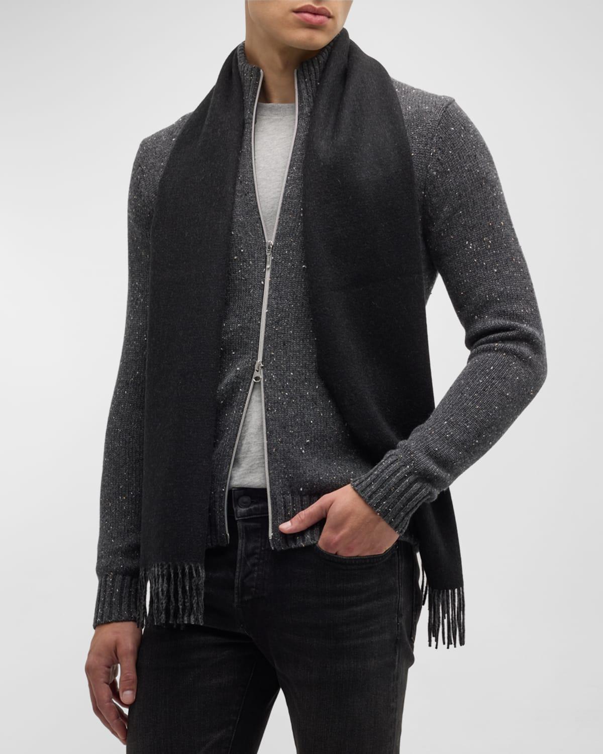 Mens Double-Face Cashmere Scarf product image