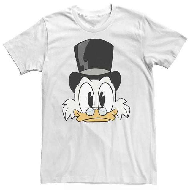 Big & Tall Disney DuckTales Scrooge McDuck Big Face Tee, Mens Product Image