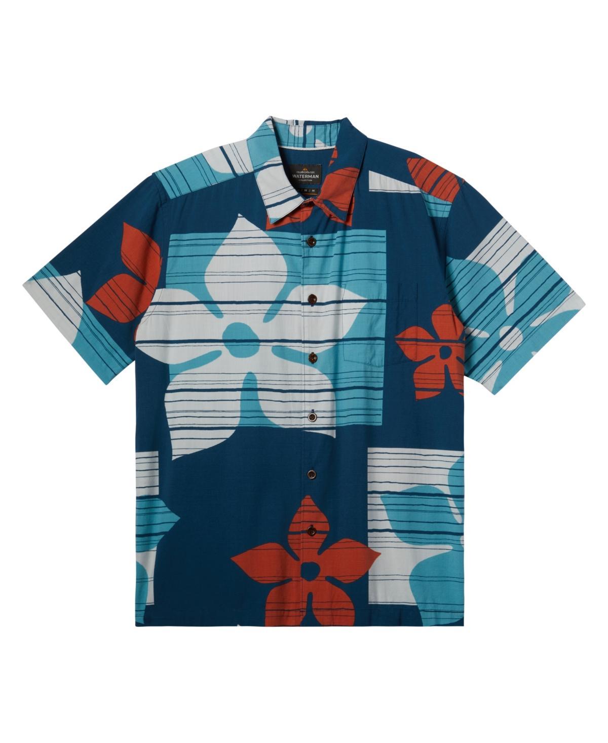 Quiksilver Waterman Mens Block Head Short Sleeve Shirt Product Image