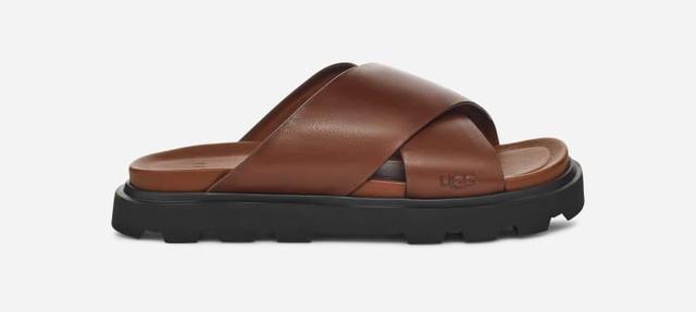 UGG Womens Capitelle Crossband Leather Sandals Product Image