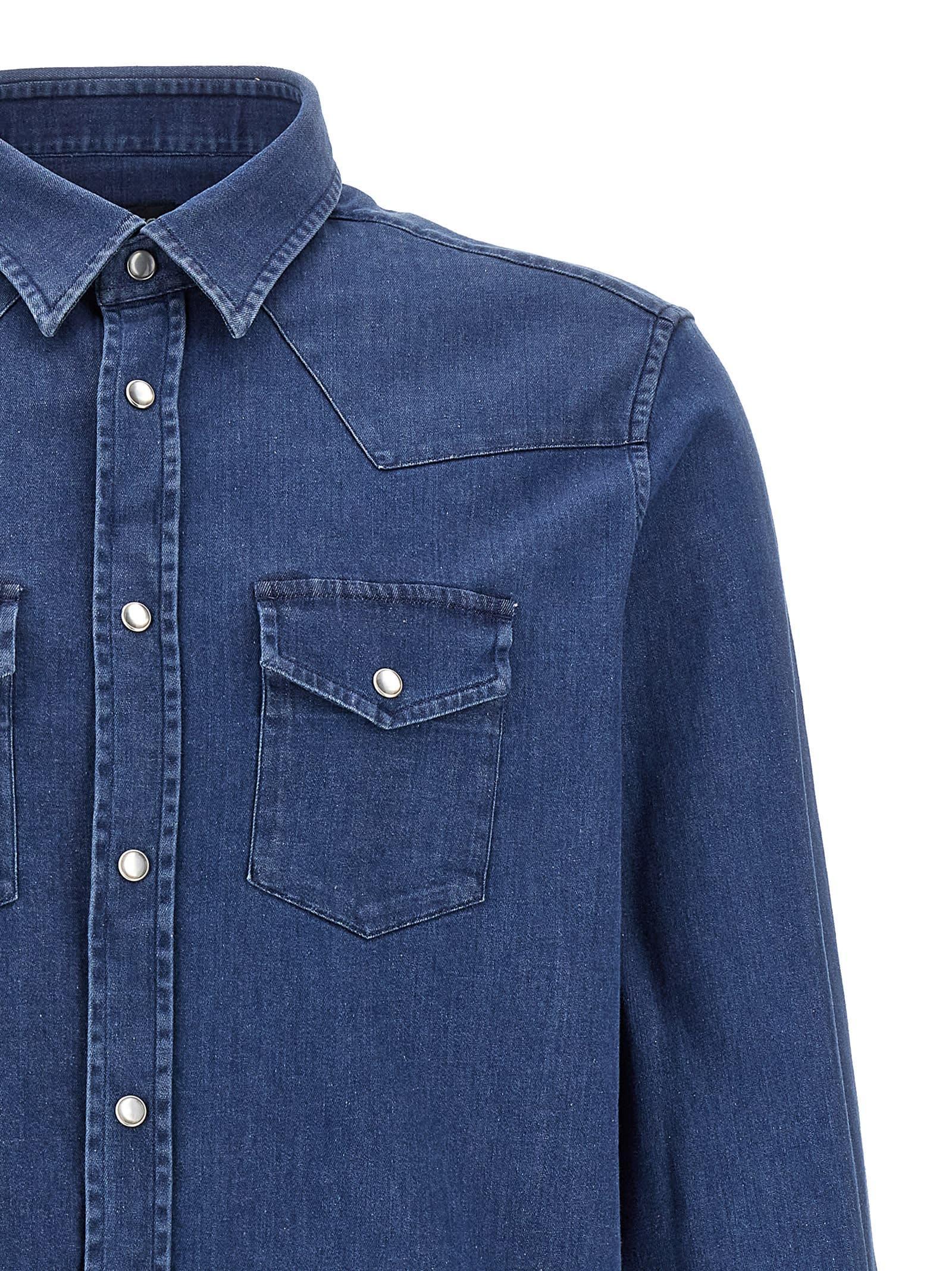 TOM FORD Buttoned Long In Blue Product Image