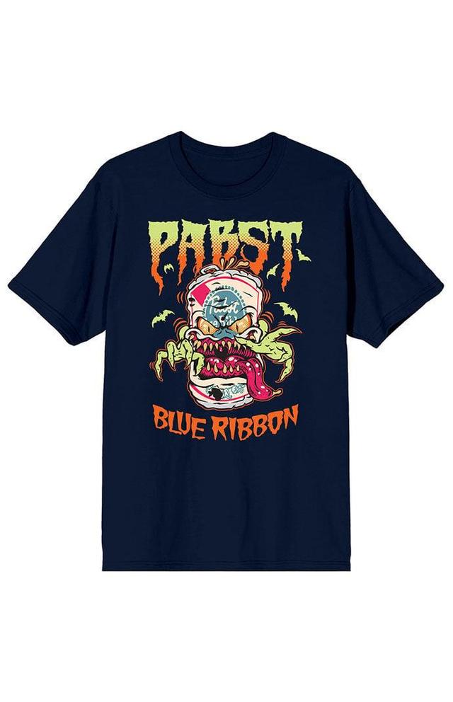 Men's Pabst Blue Ribbon Beer Can T-Shirt Product Image