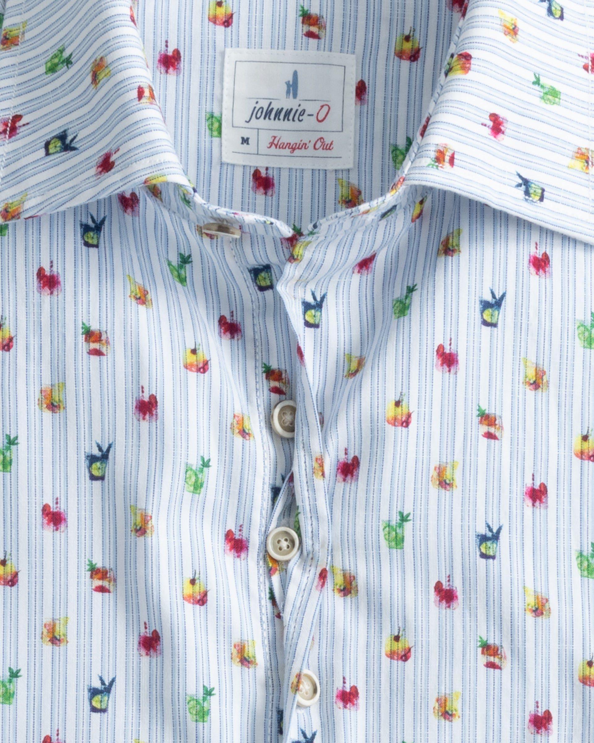 johnnie-O Blitz Printed Button Up Shirt Product Image