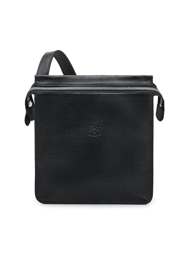 Mens Vacchetta Leather Crossbody Bag Product Image