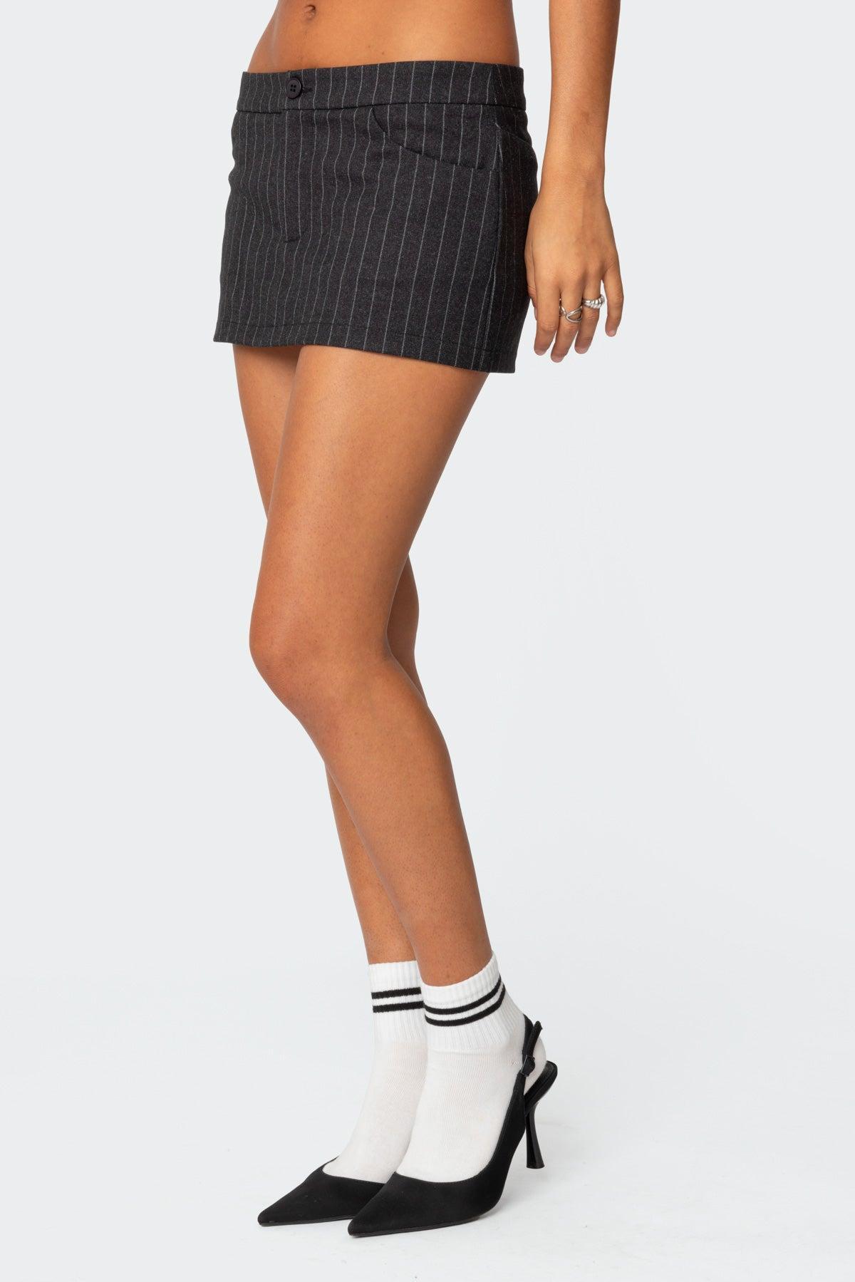 Tiffany Pinstripe Mini Skort Product Image