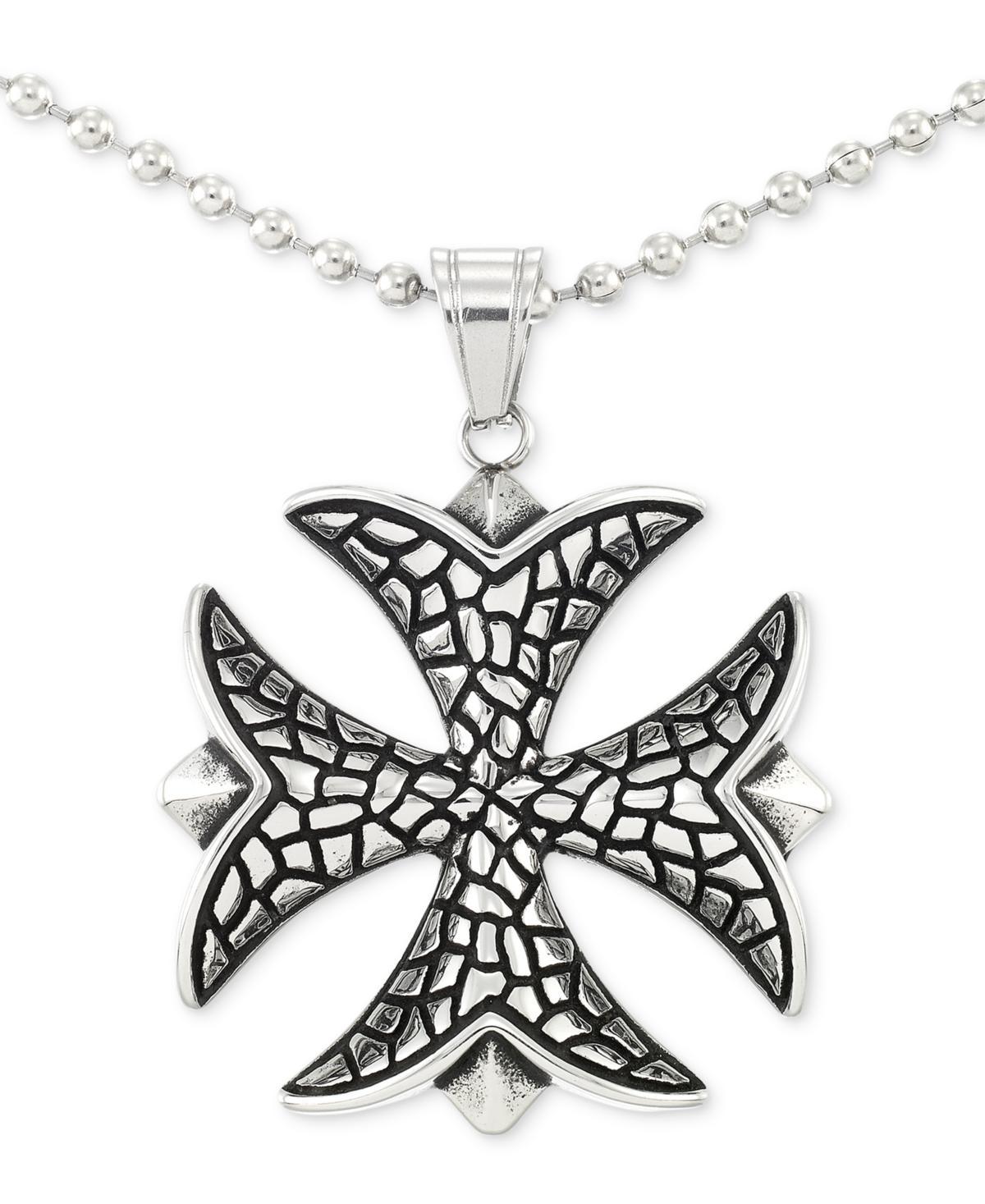 Legacy for Men by Simone I. Smith Celtic Cross 24 Pendant Necklace Stainless Steel Product Image