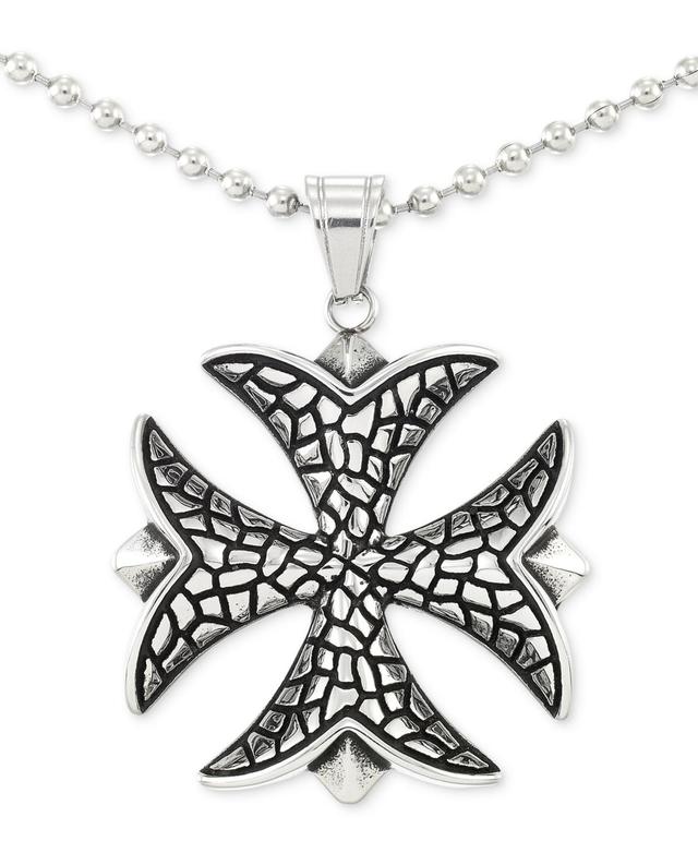 Legacy for Men by Simone I. Smith Celtic Cross 24 Pendant Necklace Stainless Steel Product Image