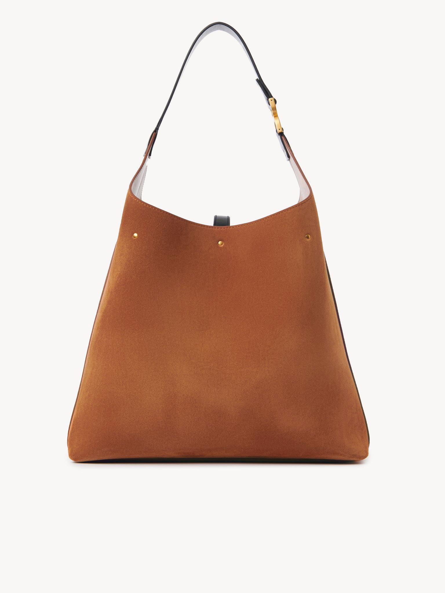 Marcie hobo bag in suede leather Product Image