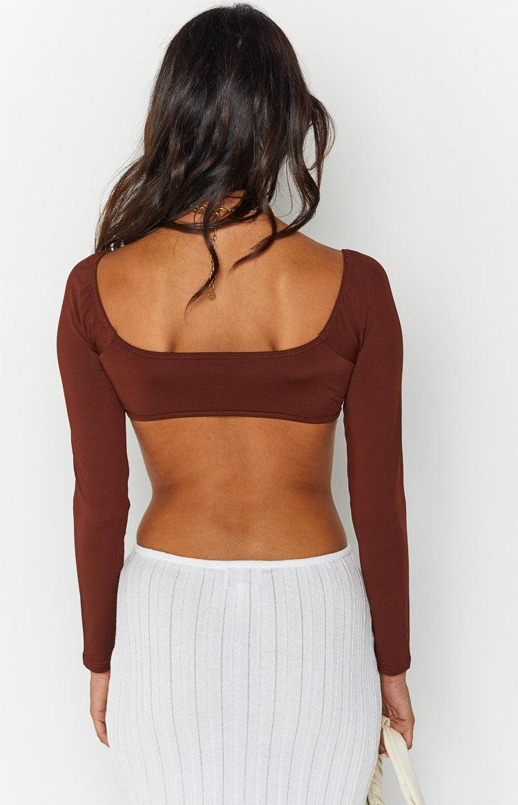 Linie Brown Long Sleeve Top Product Image