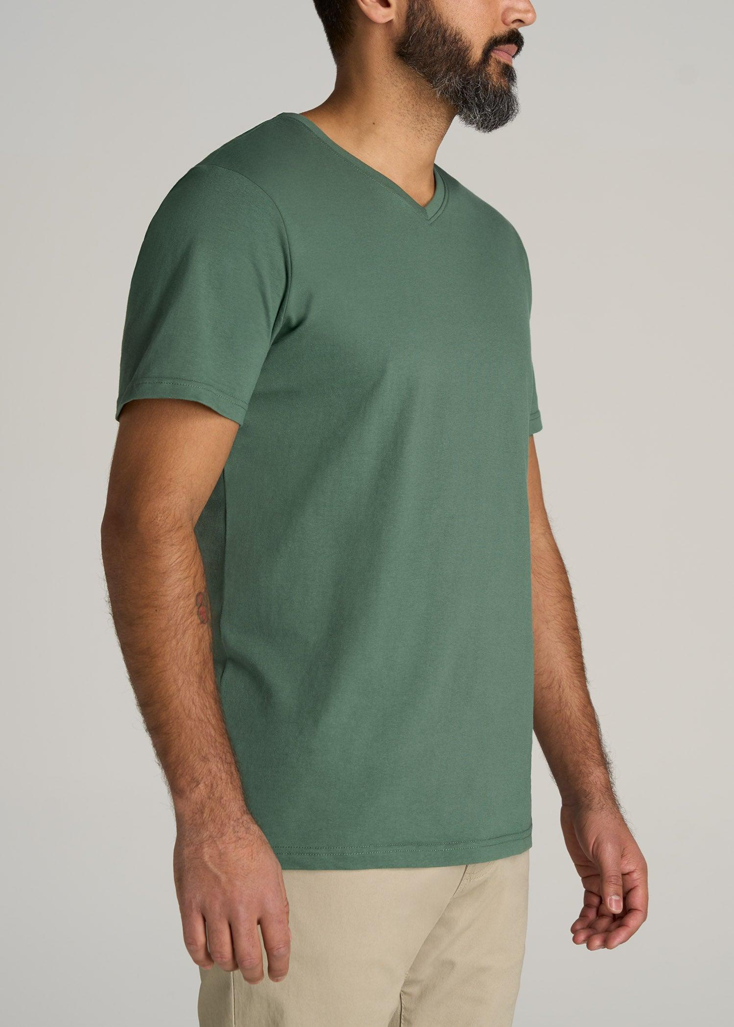 The Everyday REGULAR-FIT V-Neck Tall Men's T-Shirt in Forest Green Male Product Image