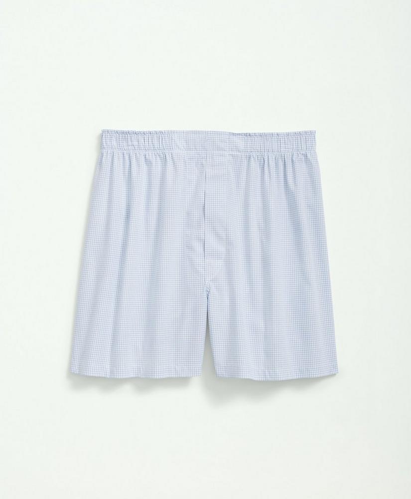 Cotton Broadcloth Double Checked Boxers Product Image