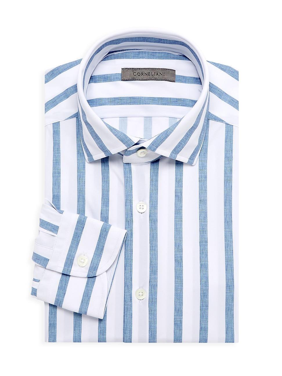 Mens Techno Stripe Button-Up Shirt Product Image