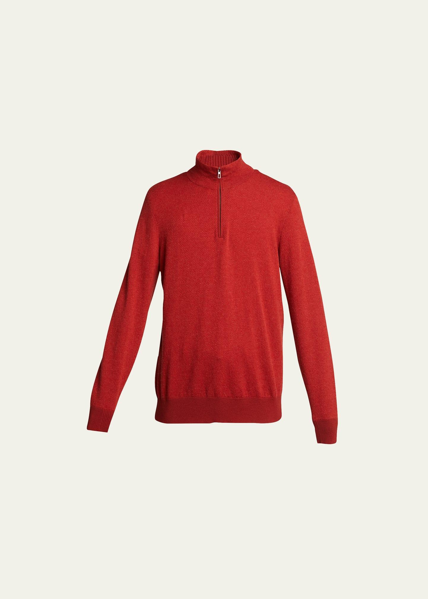 Mens Roadster 1/4-Zip Cashmere Sweater Product Image