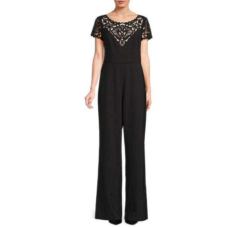 Womens Focus By Shani Laser Cut Jumpsuit Product Image