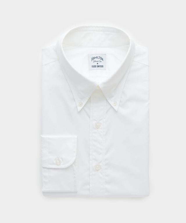 Hamilton + Todd Snyder Wrinkle Free Cotton Dress Shirt In White Product Image